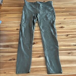 SPANX Forest Green High-Waist Leggings